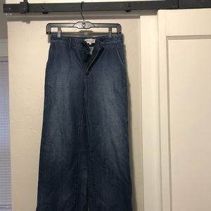 Madewell High Rise Wide Leg Jeans Size 25 NWOT